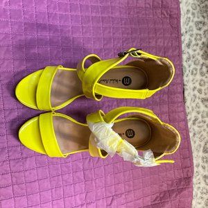Michael Antonio Lime Patent Leather, Size 9.0 Womens